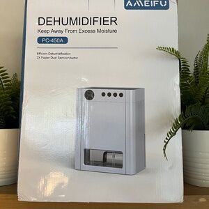 AMEIFU Dehumidifier with 135 OZ Water tan
